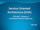 Service-Oriented Architecture by Arpit Sud