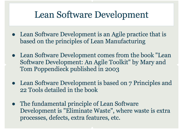 Lean Software Development by Marc Schweikert and Chris Bubernak