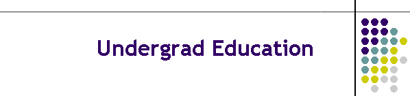 Undergrad Education